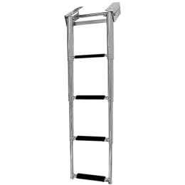 Трап телескопический выдвижной 4 черных ступени 290 мм (040106BT)